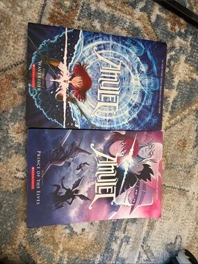 Scholastic Amulet Graphic Novels — Blue & Purple Covers (Pair)